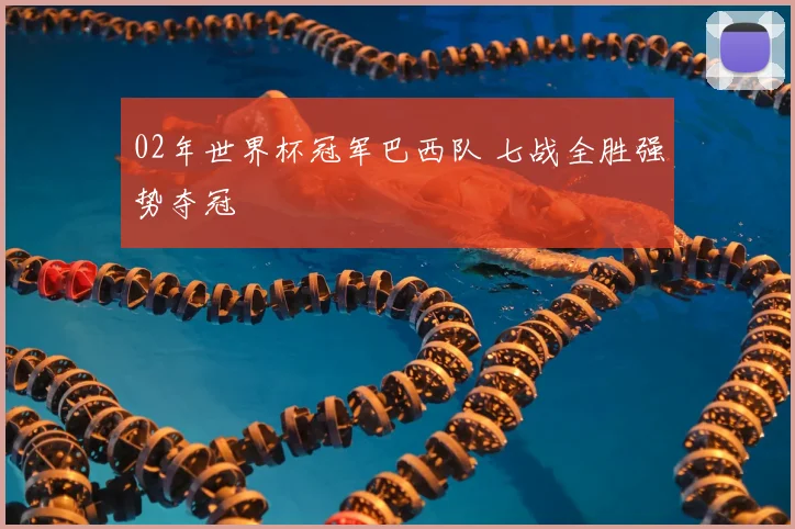 02年世界杯冠军巴西队 七战全胜强势夺冠